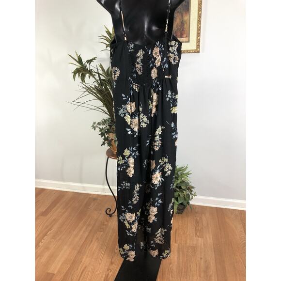 Xhilaration Summer Jumpsuit Large Sleeveless Adjustable Strap Y2K Cottage Core - Picture 5 of 12